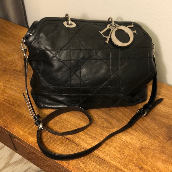 Dior Cannage Quilted Leather Granville Tote - Picture 1 of 8